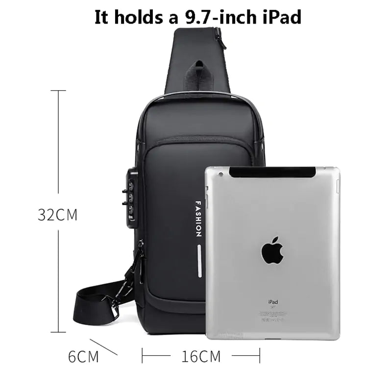 Costech Smart Anti-Theft Shoulder Bag