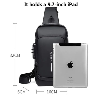 Costech Smart Anti-Theft Shoulder Bag